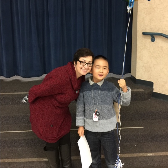 Boys GAP striped cable knit crew neck sweater - Picture 6 of 6